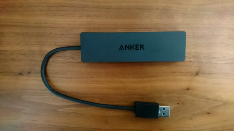 Windows民おすすめ。シンプルで必要十分、Anker 4-Port Ultra-Slim USB 3.0 Hub
